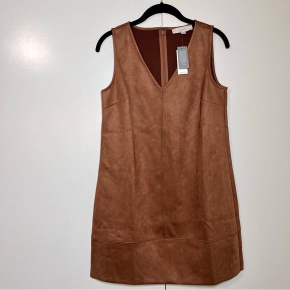 Loft microsuede dress NWT - Picture 4 of 8